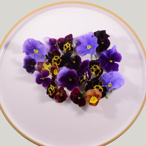 Pansy & Viola - 20 Mix Edible Flowers - Spring Mix - Heirloom Acres NOTL